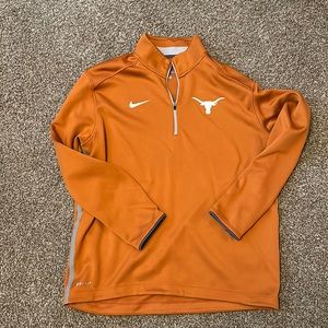Nike University of Texas UT 1/4 Zip Sz L Large